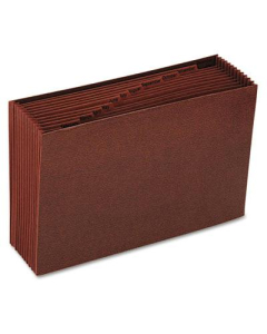 Smead 12-Pocket Legal Indexed Open Top Tuff Expanding File, Redrope