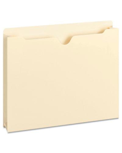 Smead Double-Ply Top Tab 2" Expansion Letter File Jackets, Manila, 50/Box