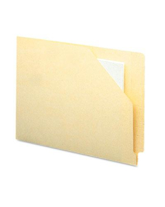 Smead End Tab Flat Expansion Cut-Away Letter File Jackets, Manila, 100/Box