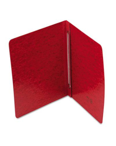 Smead 3" Capacity 8-1/2" x 11" Prong Fastener Side Opening PressGuard Report Cover, Bright Red