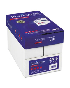 Navigator 8-1/2" X 11", 24lb, 5000-Sheets, Platinum Paper