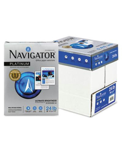 Navigator 8-1/2" X 11", 24lb, 2500-Sheets, Platinum Paper