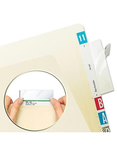 Tabbies 3-1/2" x 2" File Folder Label Protectors, Clear, 500/Pack