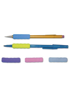 Tatco 1-3/4" Ribbed Pencil Cushions, Assorted, 50-Packs