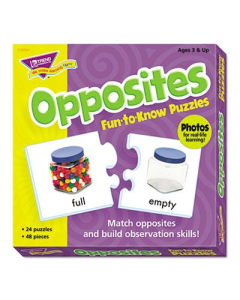 Trend Fun to Know Opposites Puzzles, 48 Pieces