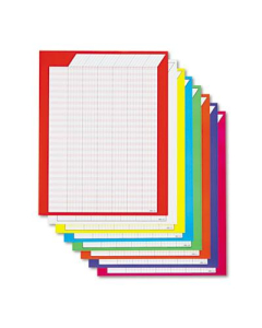 Trend 22" x 28" Vertical Incentive Charts, Assorted, 8/Pack