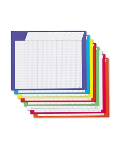 Trend 28" x 22" Horizontal Incentive Charts, Assorted, 8/Pack
