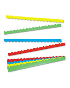 Trend Terrific 2-1/4" x 39" Assorted Colors Board Trimmer Panels, 48/Set