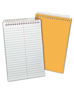 Ampad 6" x 9", 80-Sheet, Gregg Rule Recycled Steno Notepad, White Paper