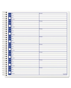TOPS 8-1/2" x 8-1/4" 50-Page Voice Message Log Book, 800-Forms