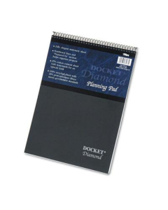 TOPS 8-1/2" X 11-3/4" 60-Sheet Legal Rule Planning Notepad