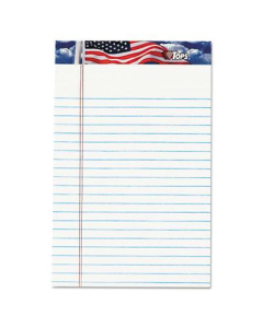 TOPS 5" X 8" 50-Sheet 12-Pack Legal Rule American Pride Notepads