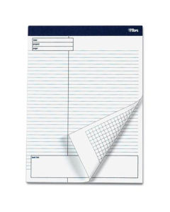 TOPS 8-1/2" X 11-3/4" 40-Sheet 4-Pack Legal Rule Planning Notepads