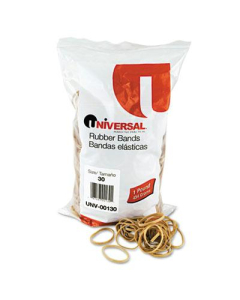 Universal 2" x 1/8" Size #30 Rubber Bands, 1 lb. Pack