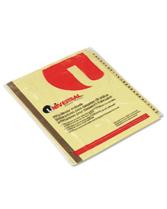 Universal One Letter A-Z Tab Plastic-Coated Tab Index Dividers, Buff, 1 Set