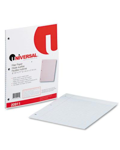 Universal 8-1/2" x 11", 100-Sheets, College Rule Filler Paper