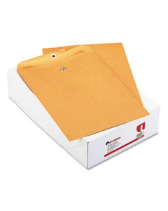 Universal 10" x 13" Side Seam #97 32lb Kraft Clasp Envelope, Light Brown, 100/Box