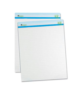 Universal One Sugarcane Based 27" x 34", 50-Sheet, 2-Pack, Ruled Easel Pads