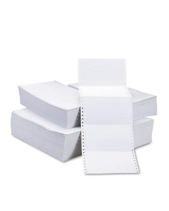 Universal 4" x 6", 4000-Cards, Continuous Pin-Fed Postcard Paper