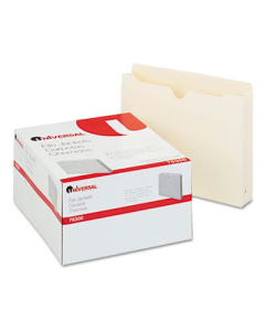 Universal 2" Expansion Letter File Jackets, Manila, 50/Box