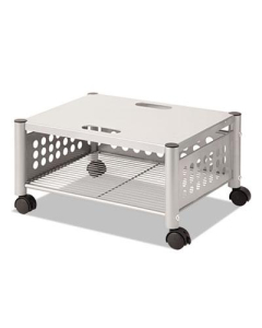 Vertiflex One-Shelf Underdesk Machine Cart, Matte Gray