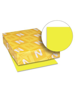 Neenah Paper 8-1/2" X 11", 24lb, 500-Sheets, Lift-Off Lemon Colored Printer Paper