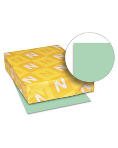 Neenah Paper 8-1/2" x 11", 110lb, 250-Sheets, Green Exact Index Card Stock