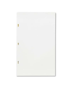 Wilson Jones 8-1/2" x 14", 100-Sheets, Ivory Linen Minute Book Ledger Paper
