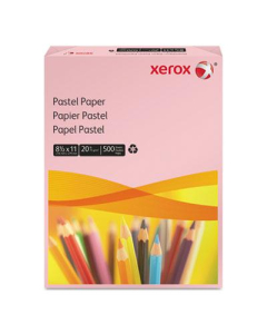 Xerox 8-1/2" x 11", 20lb, 500-Sheets, Pink Multipurpose Colored Paper