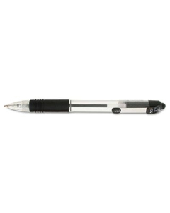 Zebra Z-Grip 1.0 mm Medium Retractable Ballpoint Pen, Black, 12-Pack