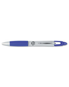 Zebra Z-Grip MAX 1.0 mm Medium Retractable Ballpoint Pen, Blue, 12-Pack