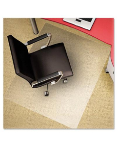deflect-o Plush Carpet 45" W X 53" L, Straight Edge Chair Mat CM11242PC