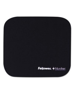 Fellowes 9" x 8" Microban Nonskid Base Mouse Pad, Navy