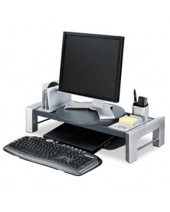 Fellowes Professional Adjustable Monitor Riser With Storage Tray