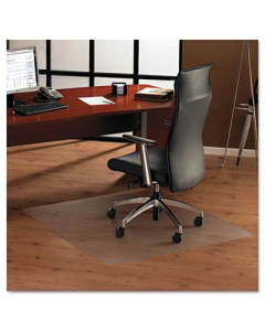 Floortex Cleartex Ultimat XXL Carpet 60" W x 60" L, Beveled Edge Chair Mat 1215015019ER