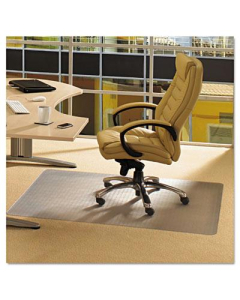 Floortex Cleartex Advantagemat Low Pile Carpet 53" W x 45" L, Beveled Edge Chair Mat PF1113425EV