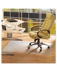 Floortex ClearTex Advantagemat Hard Floor 53" W x 45" L, Beveled Edge Chair Mat PF1213425EV