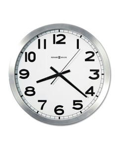 Howard Miller 15.8" Spokane Wall Clock, Silver