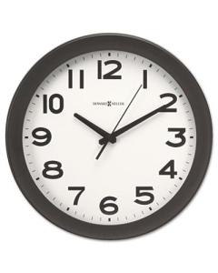 Howard Miller 13.5" Kenwick Wall Clock, Black