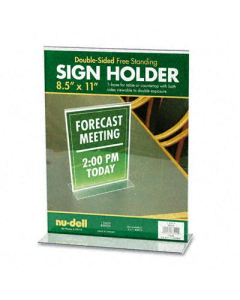 NuDell 8.5" W x 11" H Acrylic Sign Holder