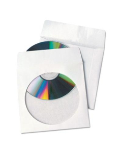 Quality Park Tech-No-Tear 100-Pack CD & DVD Sleeves