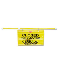 Rubbermaid 50" W x 13" H Commercial Site Safety Hanging Sign