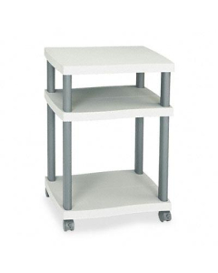 Safco 2-Shelf Printer Cart, Gray