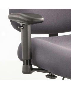Safco 3591BL T-Pad Arms for Optimus Big & Tall Chairs Adjustable Height/Width