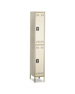 Safco 5523TN 2-Tiered High Lockers with Legs, Two Tone Tan