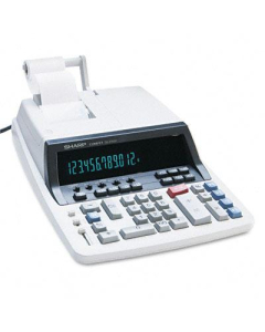 Sharp QS-2760H Two-Color Commercial Ribbon 12-Digit Printing Calculator