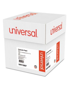 Universal 9-1/2" x 11", 20lb, 2300-Sheets, Letter Trim Computer Printout Paper