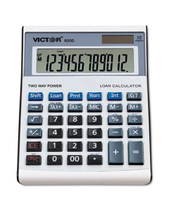Victor 6500 Executive 12-Digit Desktop Loan Calculator