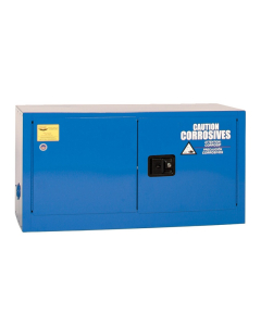 Eagle ADD-CRA Manual Two Door Corrosives Acids Safety Cabinet, 15 Gallons, Blue