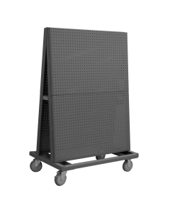 Durham Steel 1200 lb Double Sided Pegboard A-Frame Truck